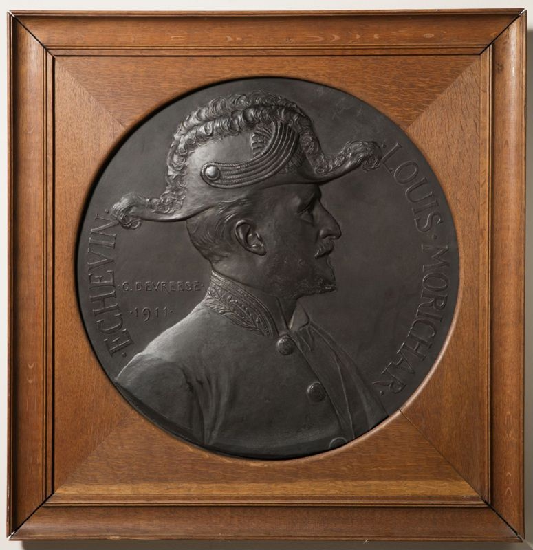 Portrait de Louis Morichar, échevin de l'Instruction publique et des Beaux-Arts de Saint-Gilles