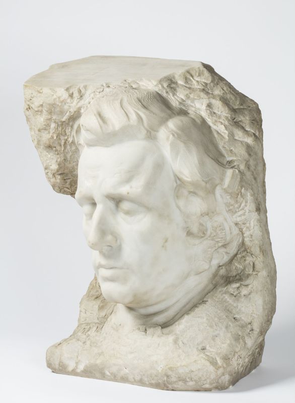 Tête du compositeur Frédéric Chopin (1810-1849)
