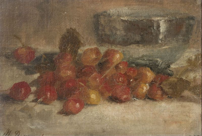 Nature morte aux cerises bigarreau