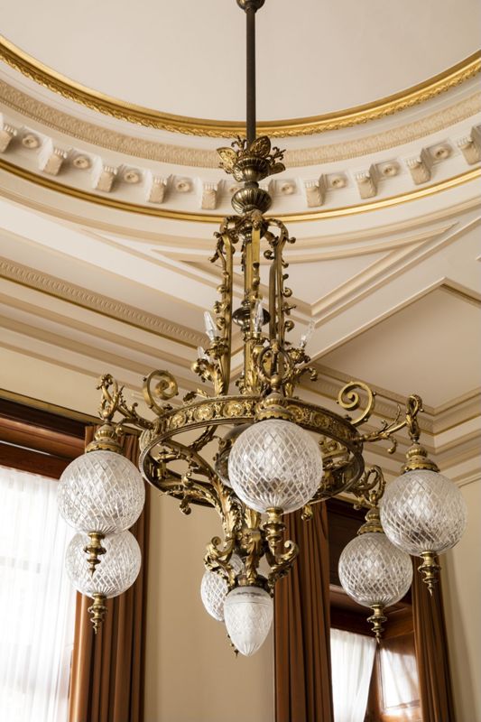 lustre[lampe] / Maison Communale[Saint-Gilles]