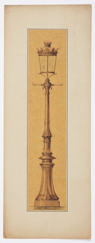 Projet de réverbère pour la commune de Saint-Gilles