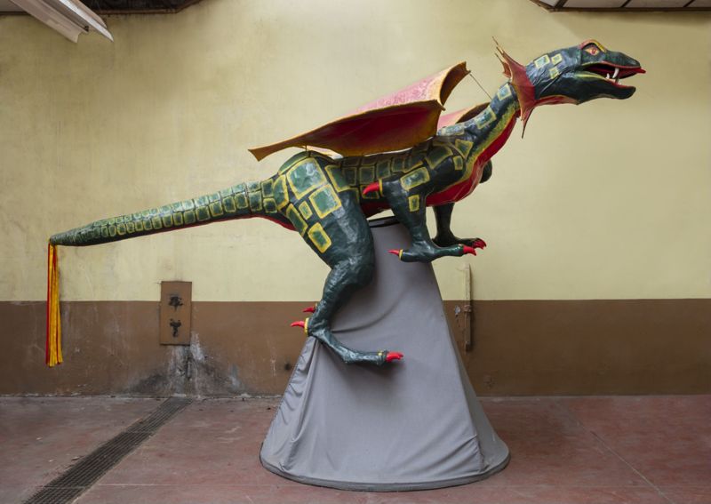 Les Animaux symboliques de l’Ommegang de Bruxelles : le dragon