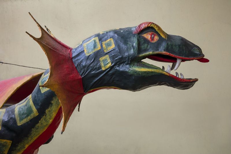 Les Animaux symboliques de l’Ommegang de Bruxelles : le dragon