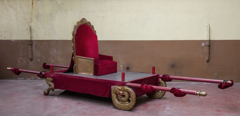 Chaise à porteurs de l’Ommegang de Bruxelles