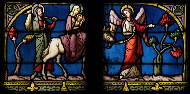 Vitrail de saint Joseph