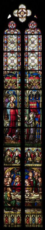 Vitrail du Saint Sacrement