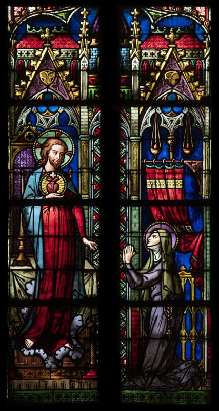 Vitrail du Saint Sacrement