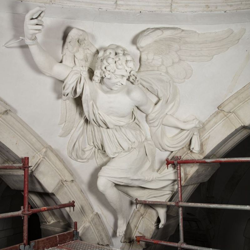 coupole[voûte] / Église Notre-Dame aux Riches Claires (Bruxelles)