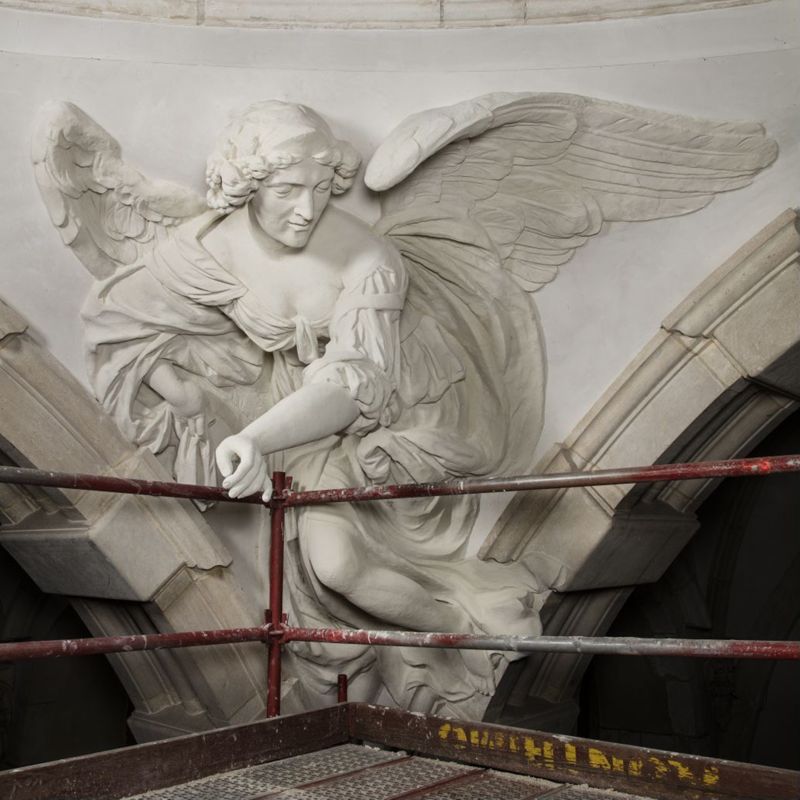 coupole[voûte] / Église Notre-Dame aux Riches Claires (Bruxelles)