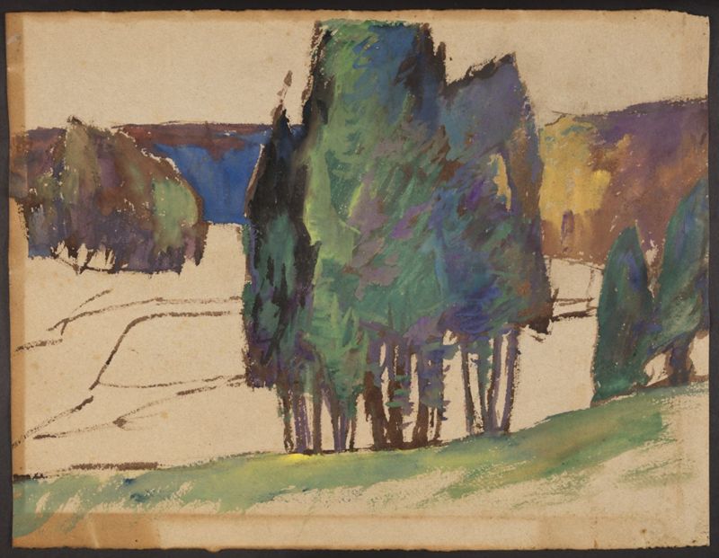 Paysage (esquisse)