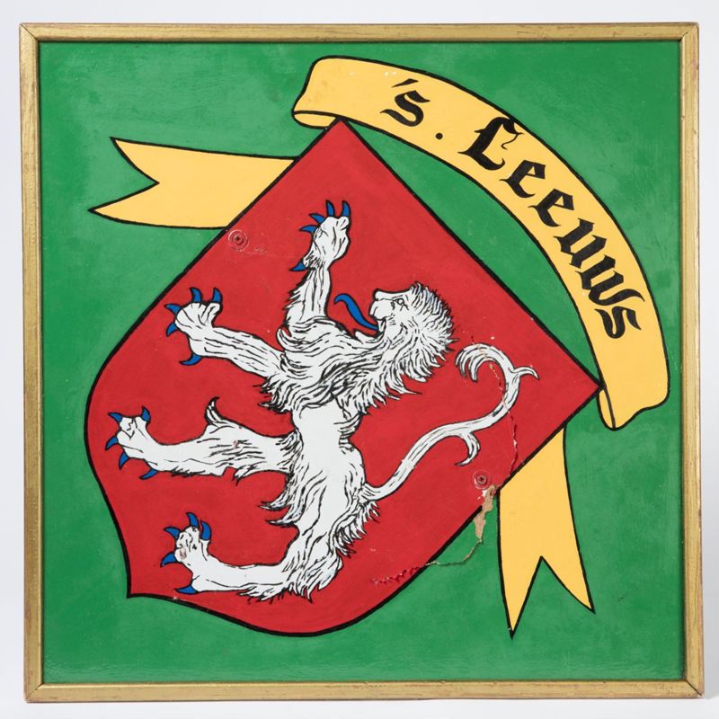 Les sept échevins des lignages (Ommegang de Bruxelles) : le blason Sleeus