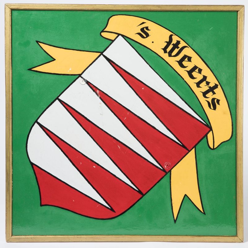 Les sept échevins des lignages (Ommegang de Bruxelles) : le blason Sweerts