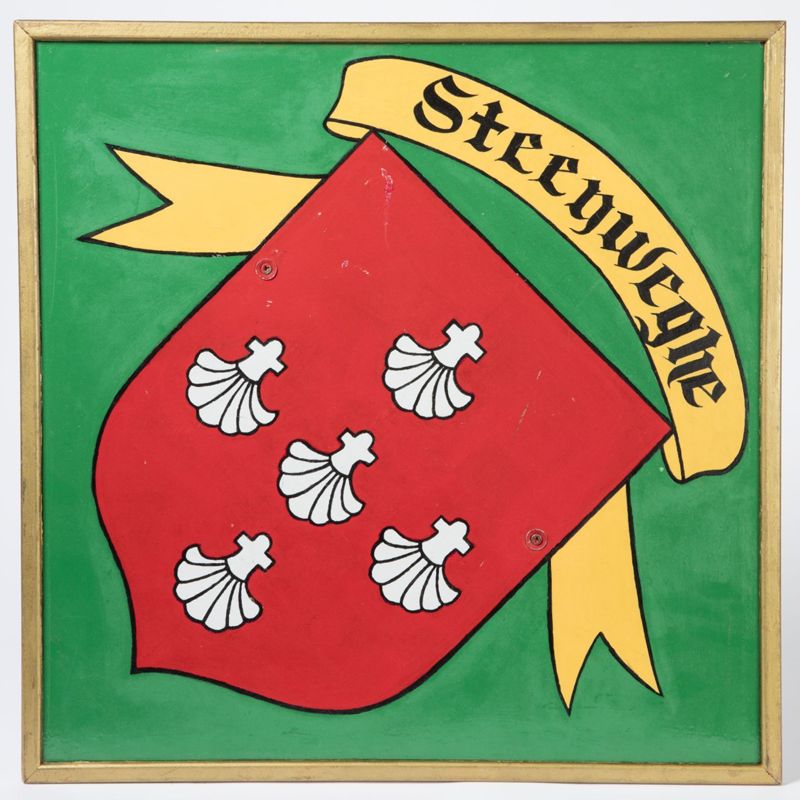 Les sept échevins des lignages (Ommegang de Bruxelles) : le blason Steenweeghs