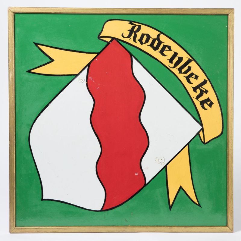 Les sept échevins des lignages (Ommegang de Bruxelles) : le blason Roodenbeke