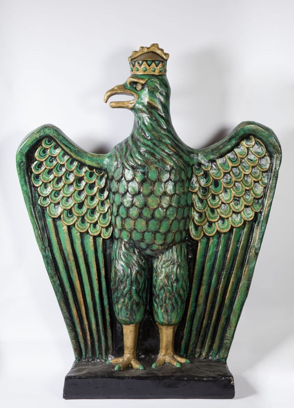 Animaux processionnels de l’Ommegang de Bruxelles : l’aigle vert