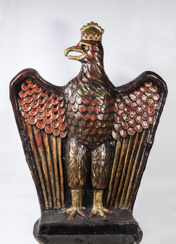Animaux processionnels de l’Ommegang de Bruxelles : l’aigle rouge