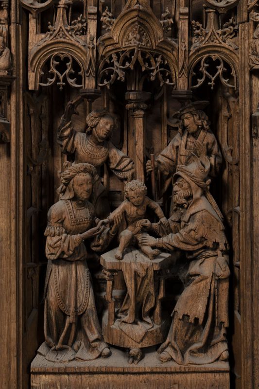 Retable de la Vie de la Vierge : Circoncision