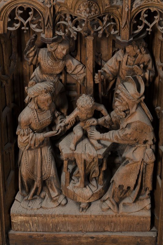 Retable de la Vie de la Vierge : Circoncision