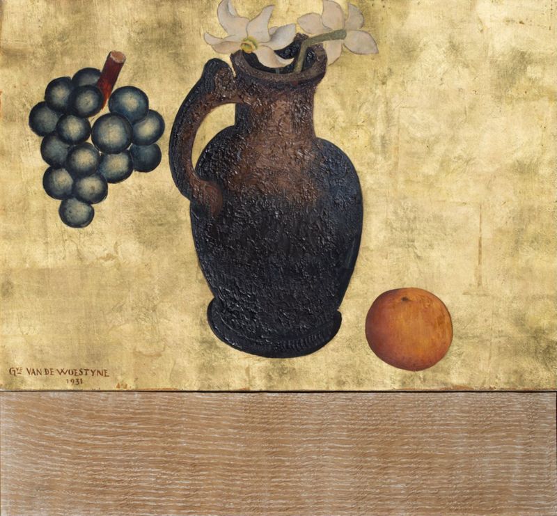 Nature morte sur fond or