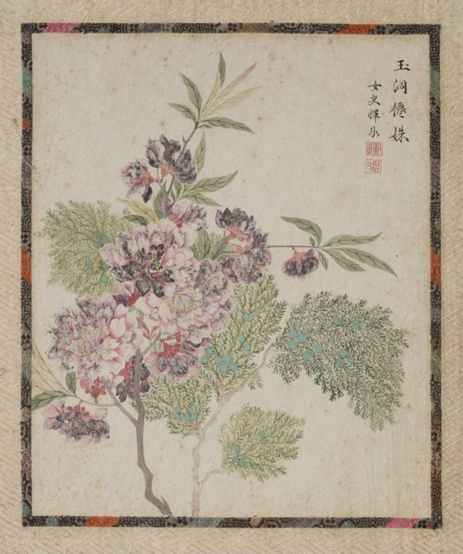 Estampe : Fleurs