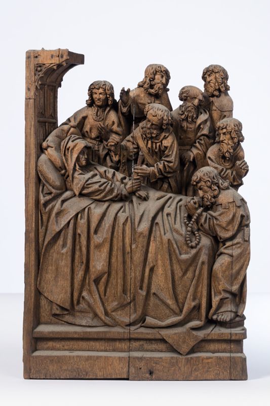 Retable de la Vie de la Vierge : Dormition, Assomption, Couronnement de la Vierge