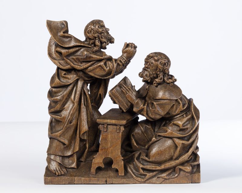 Retable de la Vie de la Vierge : Dormition, Assomption, Couronnement de la Vierge