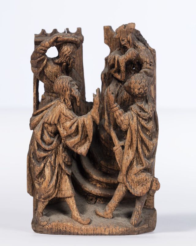 Retable de la Vie de la Vierge : Dormition, Assomption, Couronnement de la Vierge