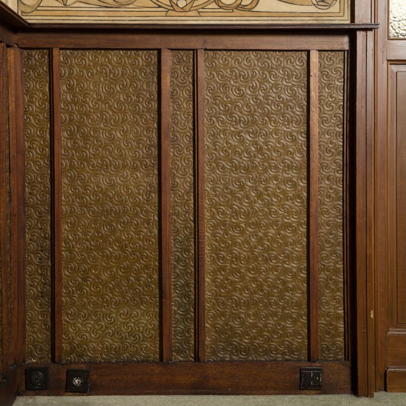 Papier peint type "Lincrusta"