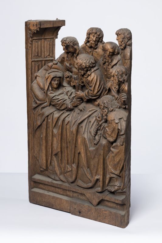 Retable de la Vie de la Vierge : Dormition, Assomption, Couronnement de la Vierge