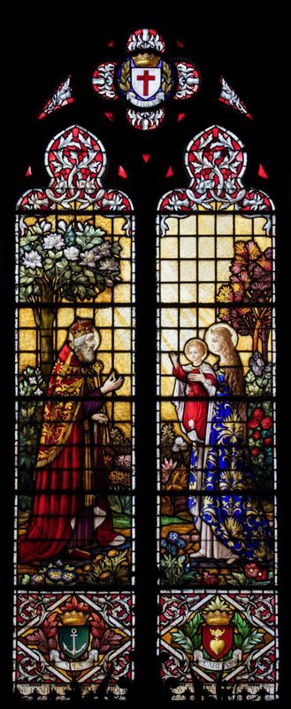 Vierge à l’Enfant apparaît à un saint Empereur