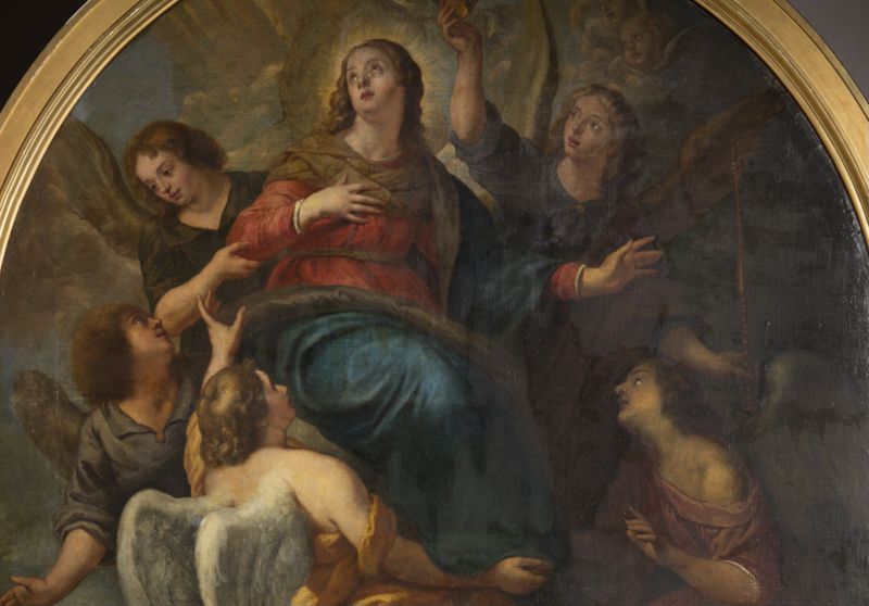 Hemelvaart van Maria in bijzijn van de HH.Petrus en Paulus