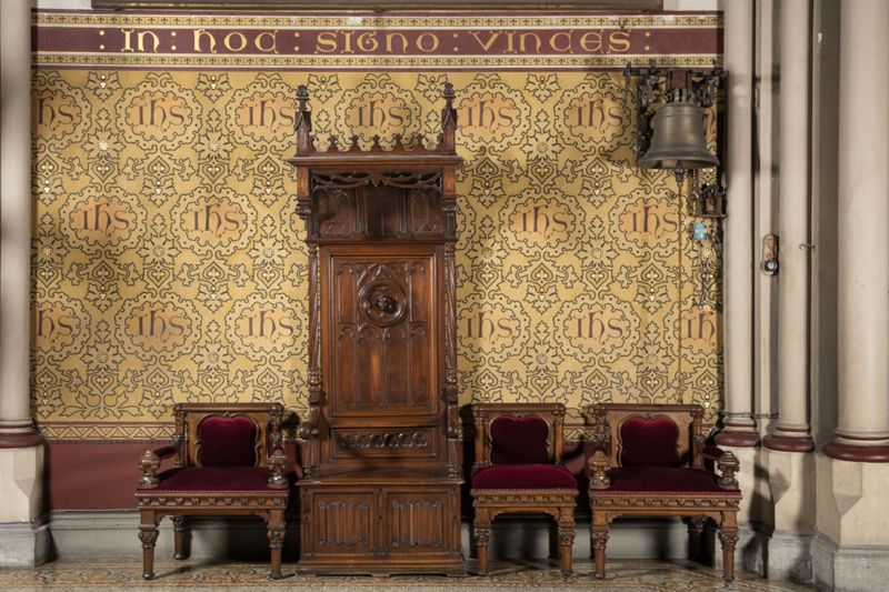 fauteuil de choeur / Eglise Saint-Servais[Schaerbeek]