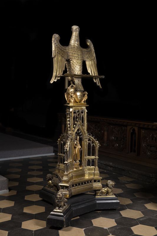 aigle-lutrin / Eglise Saint-Servais[Schaerbeek]