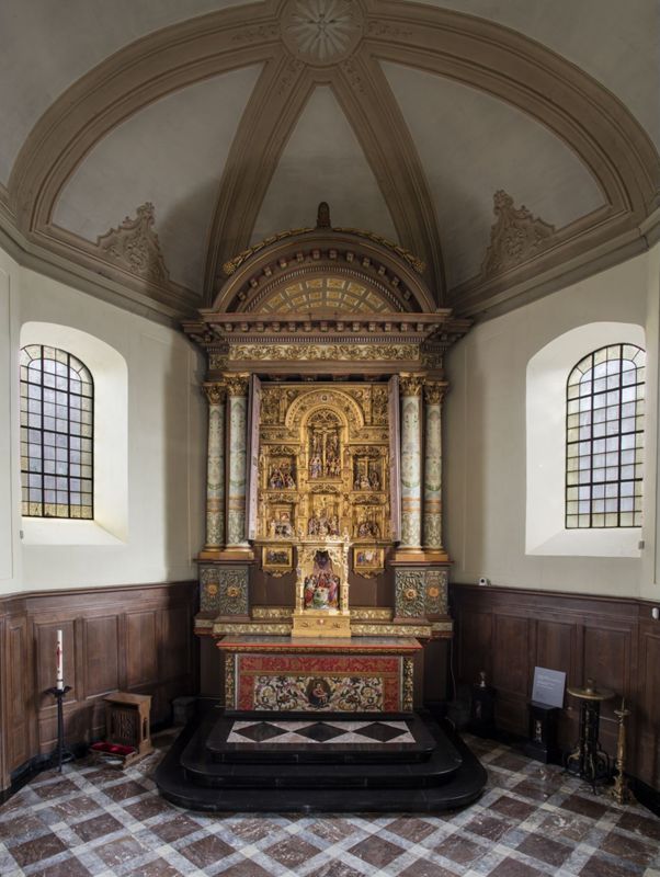 Maître autel et Retable de la Passion