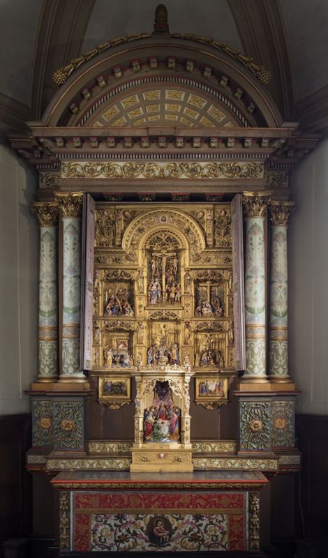 Maître autel et Retable de la Passion