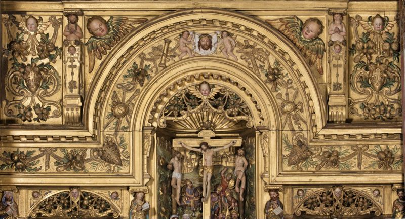 Maître autel et Retable de la Passion