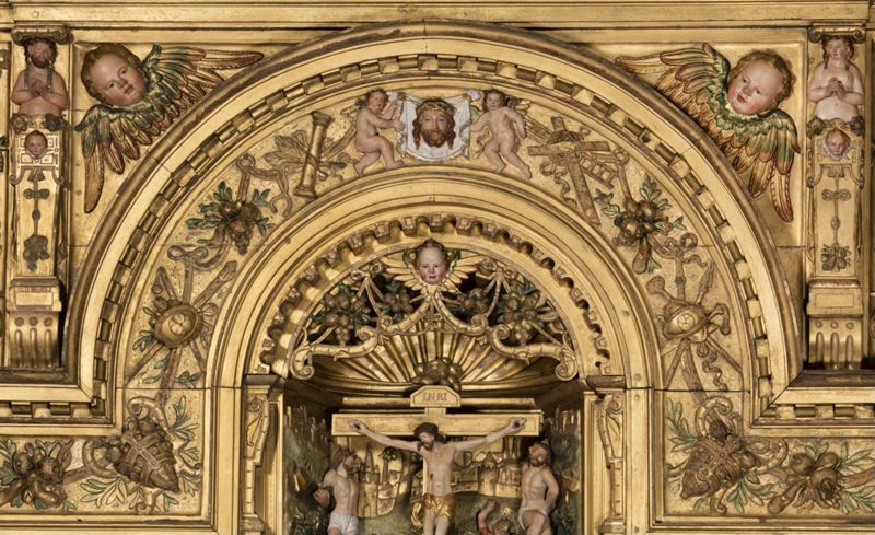 Maître autel et Retable de la Passion