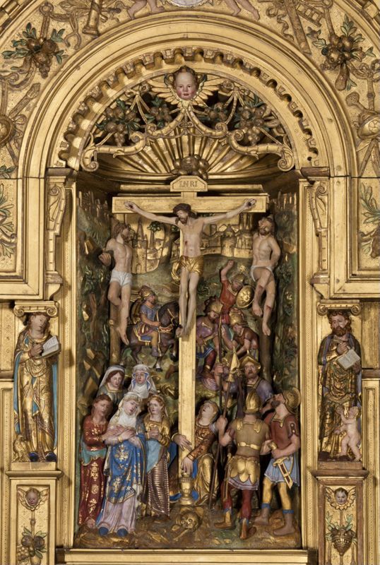 Maître autel et Retable de la Passion