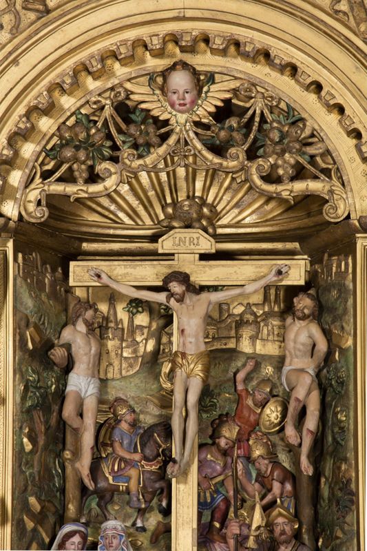 Maître autel et Retable de la Passion