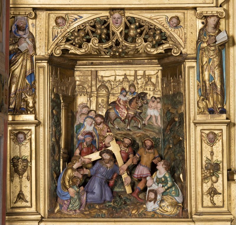 Maître autel et Retable de la Passion
