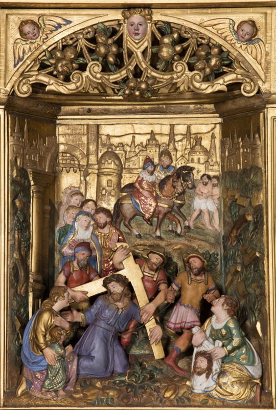 Maître autel et Retable de la Passion