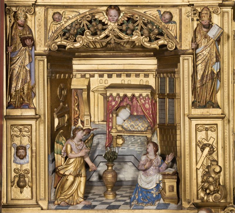 Maître autel et Retable de la Passion
