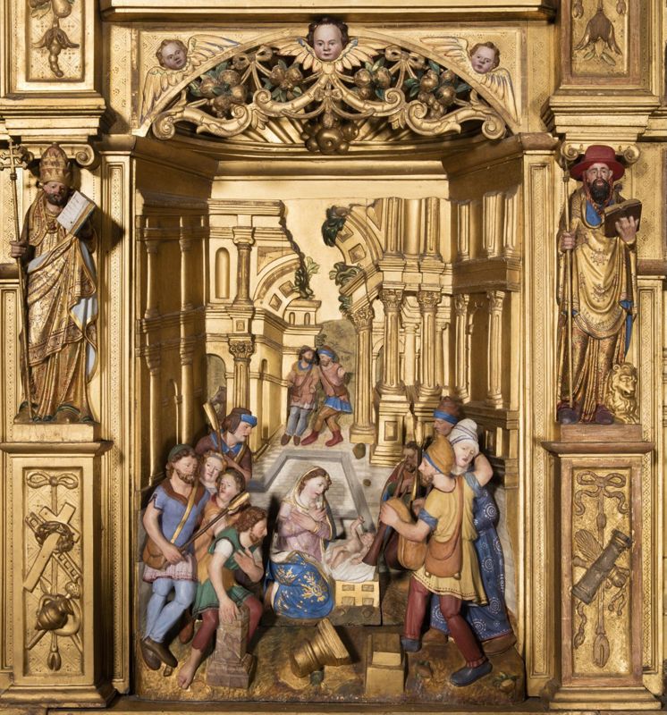 Maître autel et Retable de la Passion