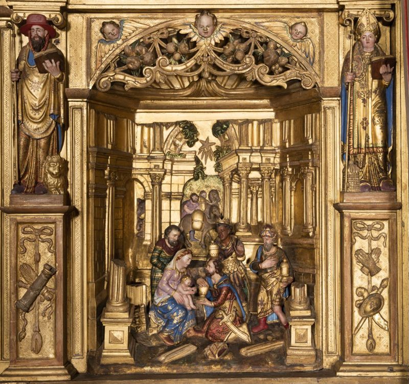 Maître autel et Retable de la Passion