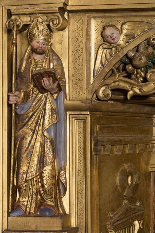 Maître autel et Retable de la Passion