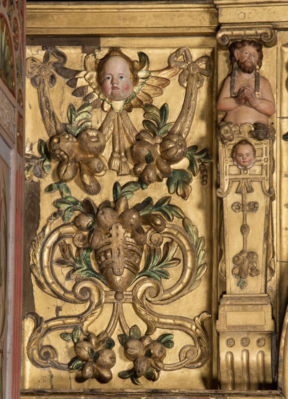 Maître autel et Retable de la Passion