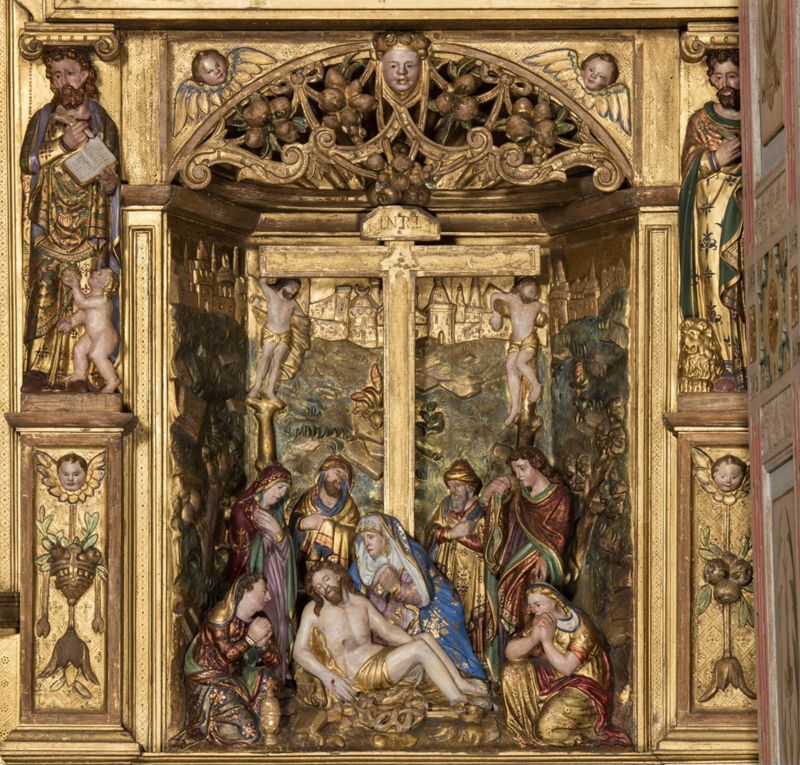 Maître autel et Retable de la Passion