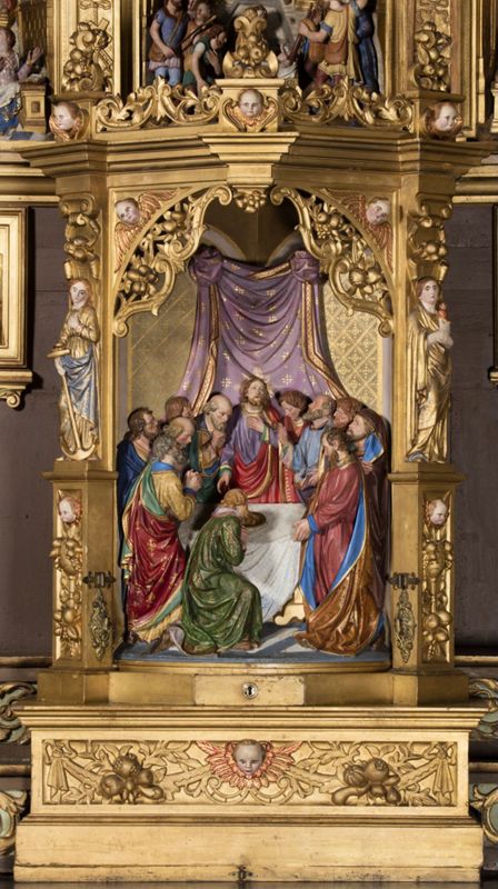 Maître autel et Retable de la Passion