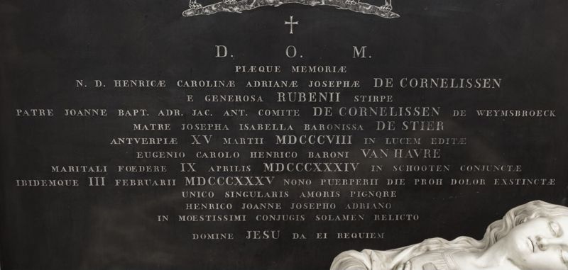 Grafmonument van Cornelissen, Henrica Carolina Adriana Josepha