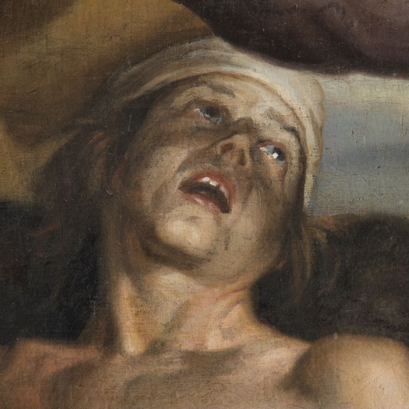 H. Elisabeth deelt almoezen uit